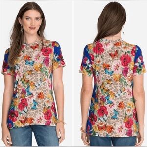 Floral Multicolor Women's Top